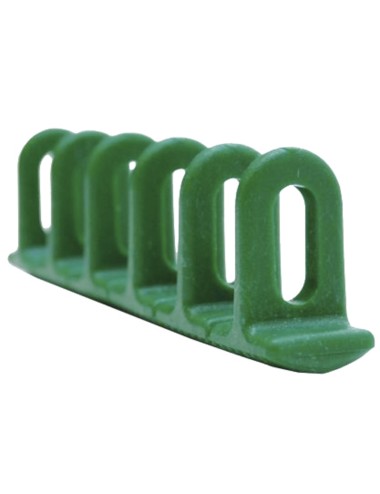 Set Of 3 Green Spherical Plastic Multipads Size 6X22X156Mm